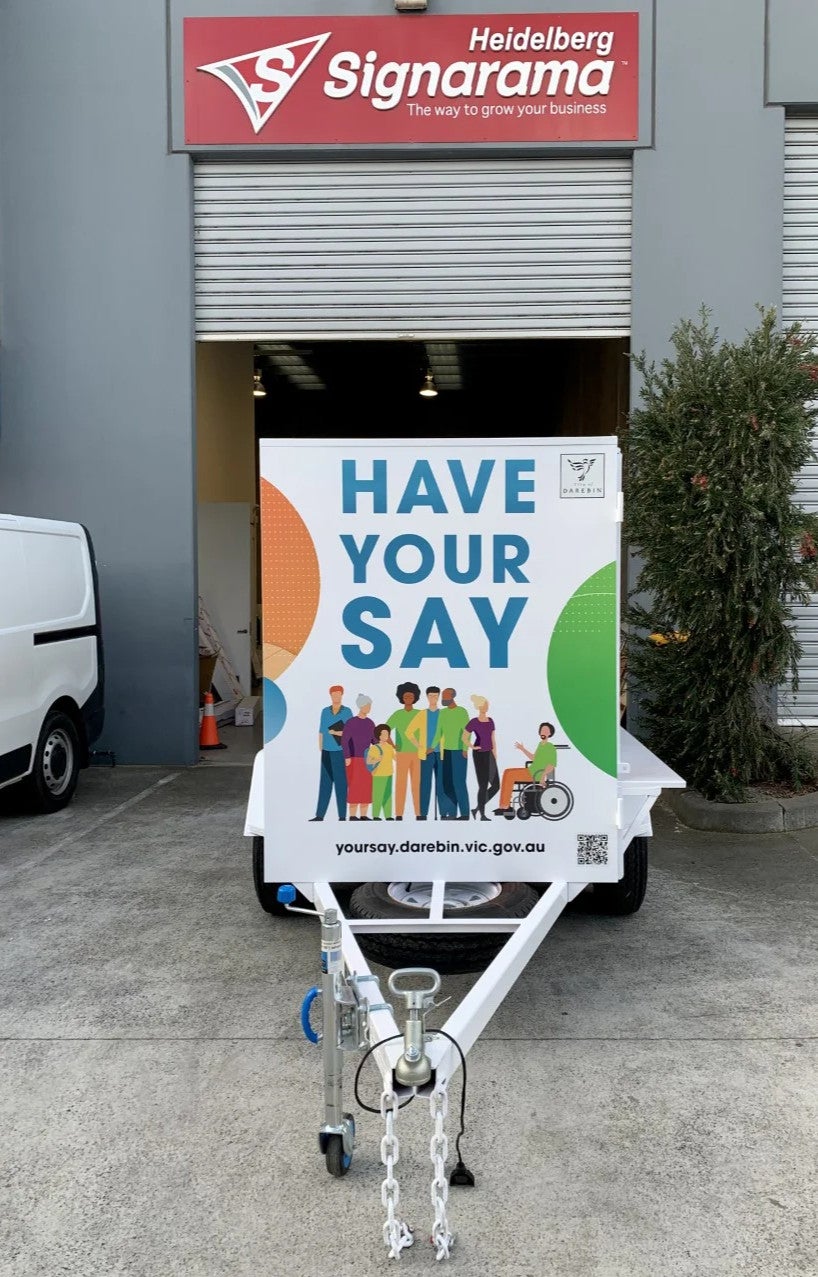 Trailer Signage - ChatterBox Projects