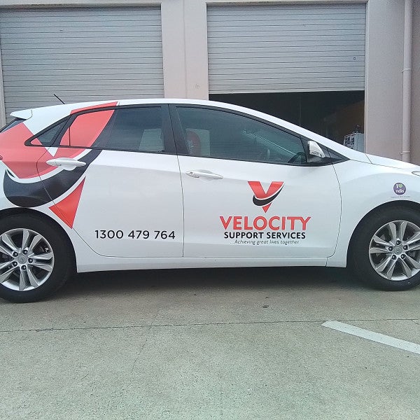 Car Decals for Velocity Support Services