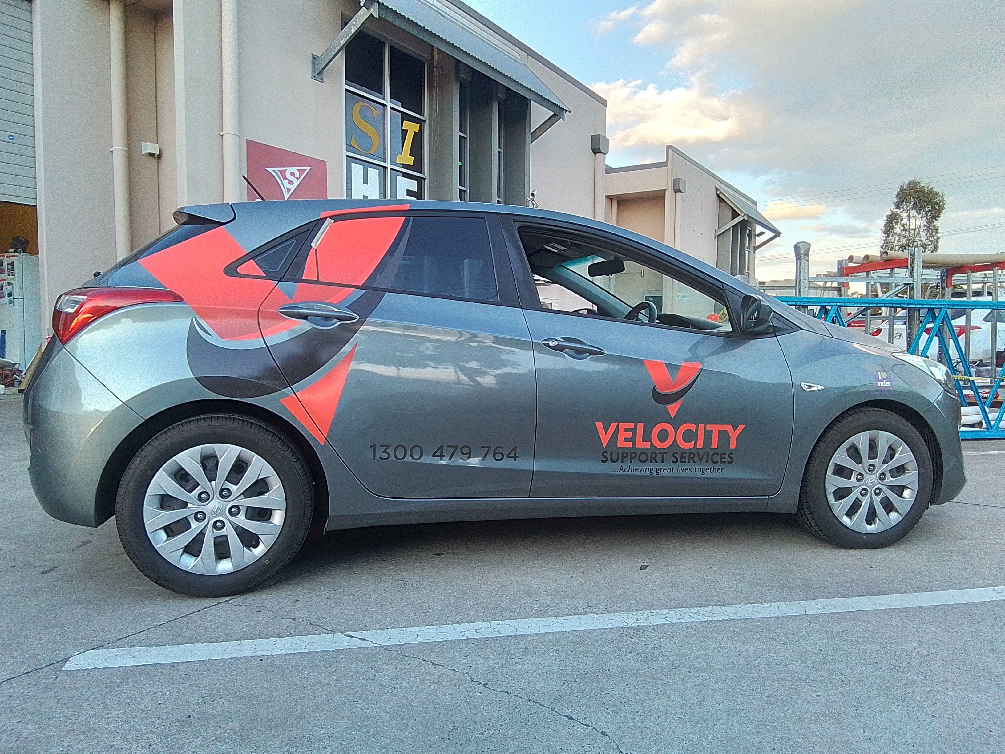 Car Decals for Velocity Support Services