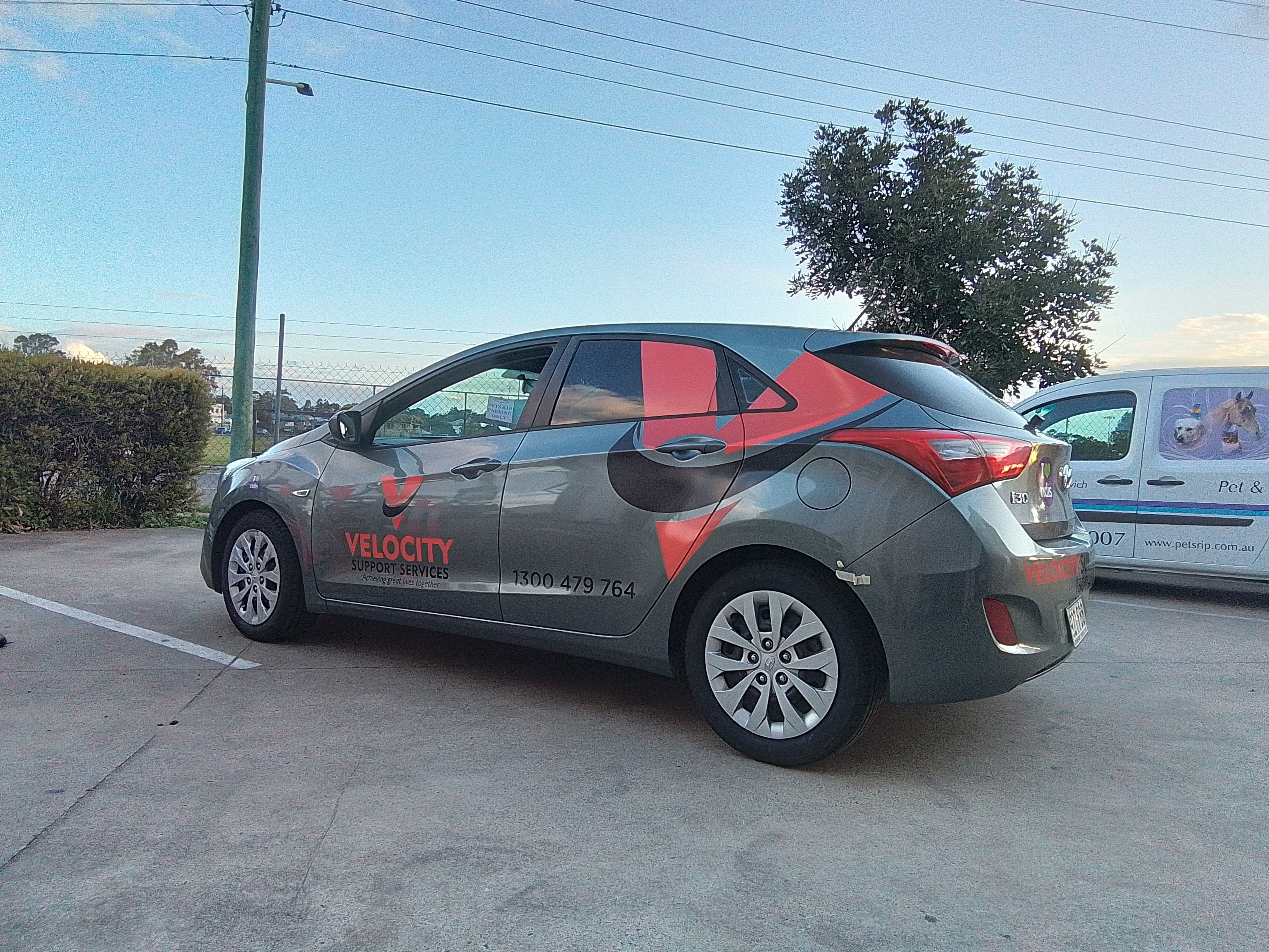 Car Decals for Velocity Support Services