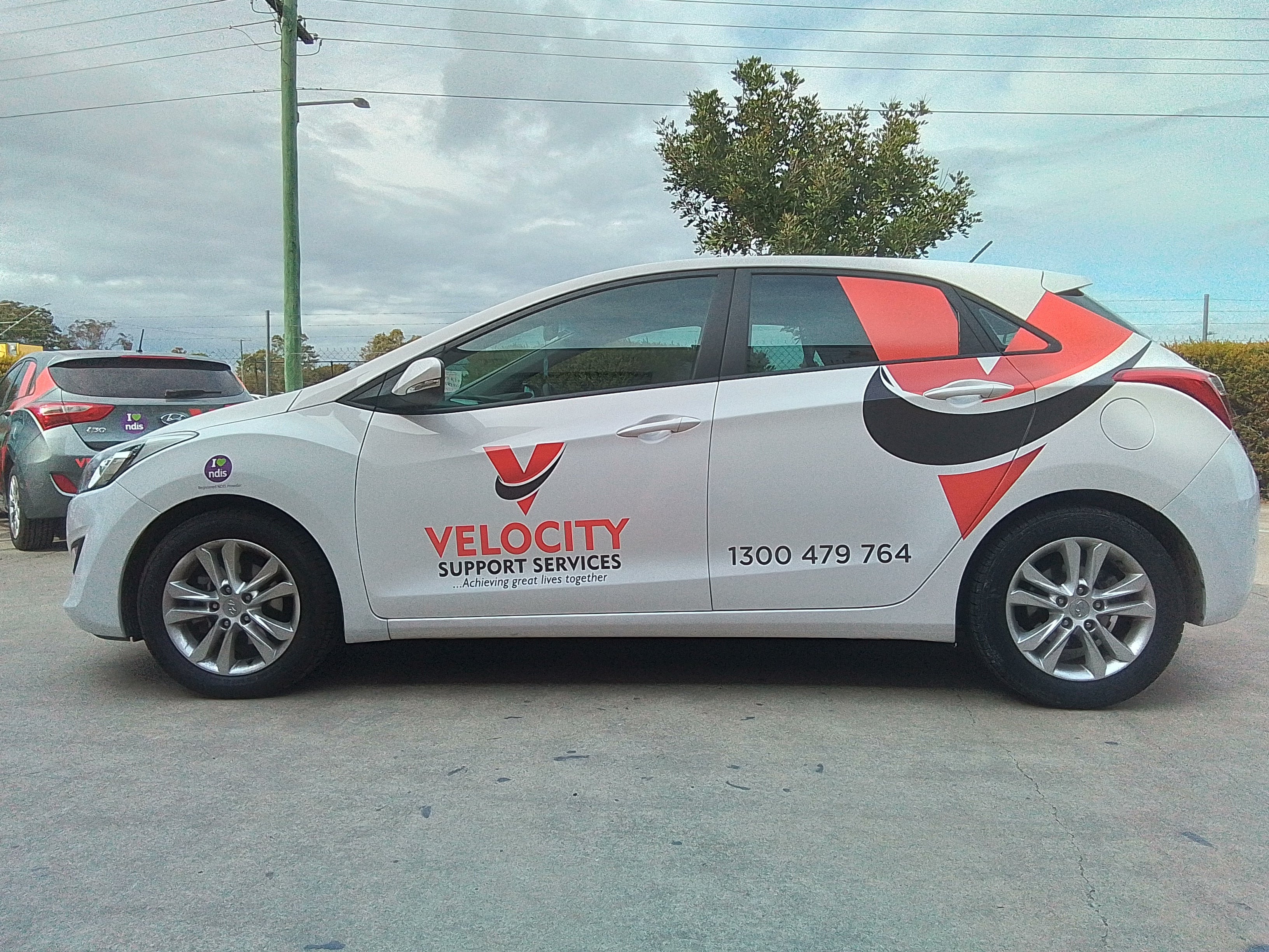 Car Decals for Velocity Support Services