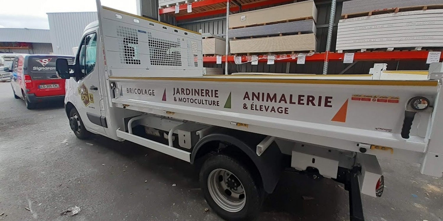 Lettrage camion