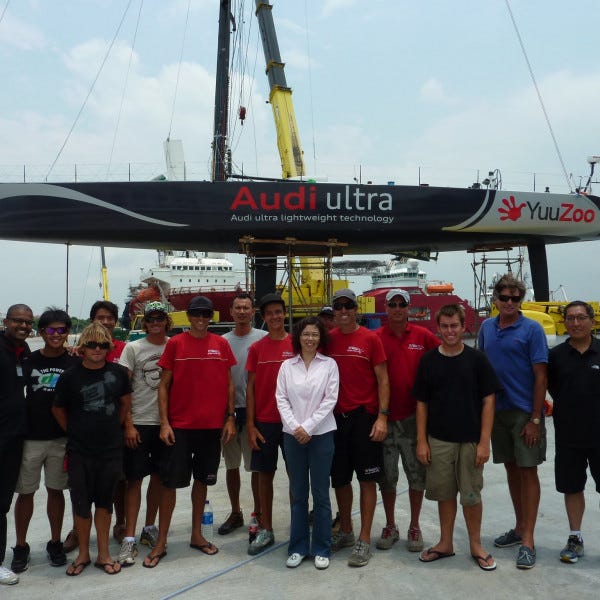Audi Boat wrap 2