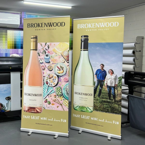 Pull up banners are convenient and affordable