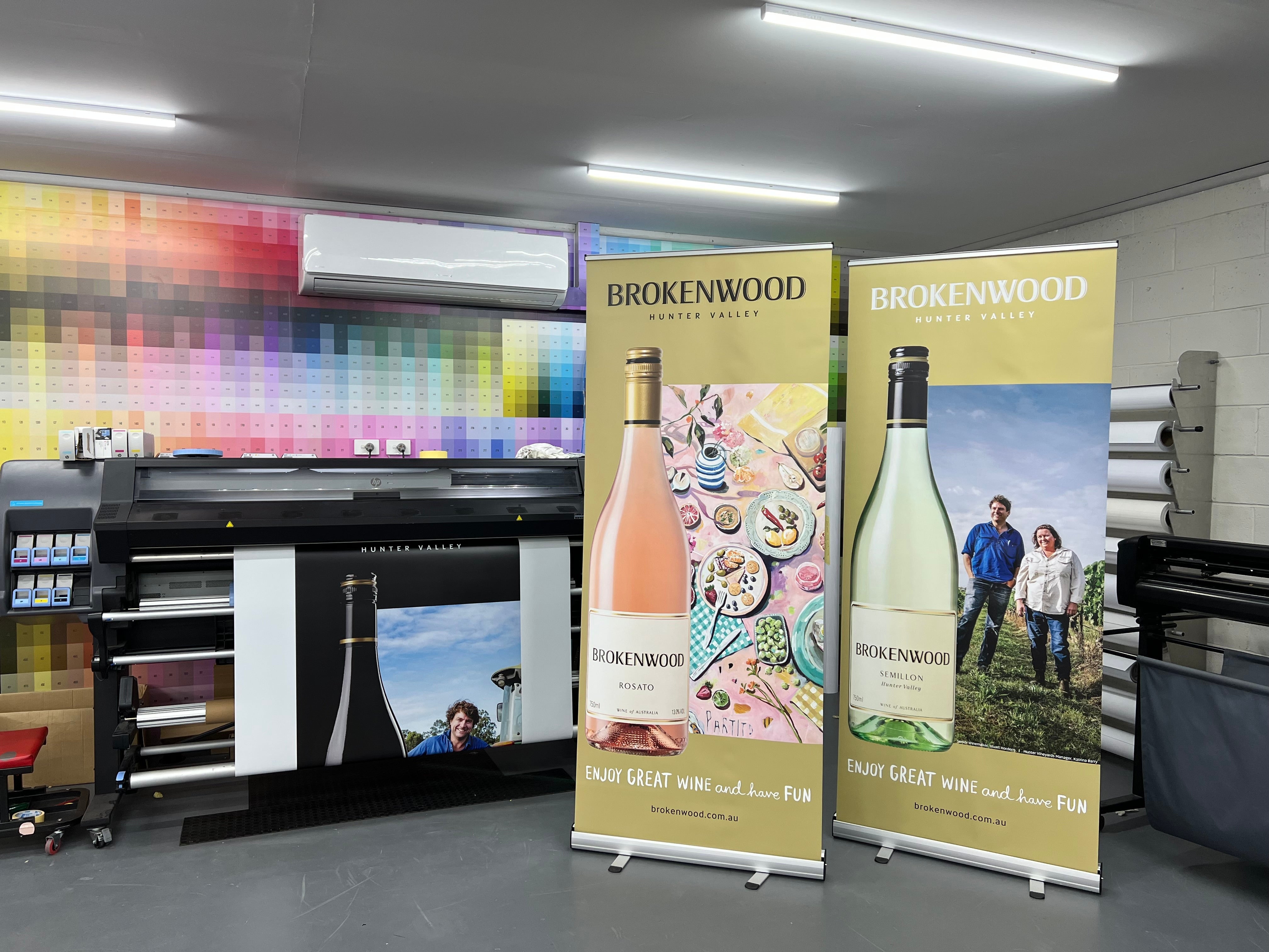 Pull up banners are convenient and affordable