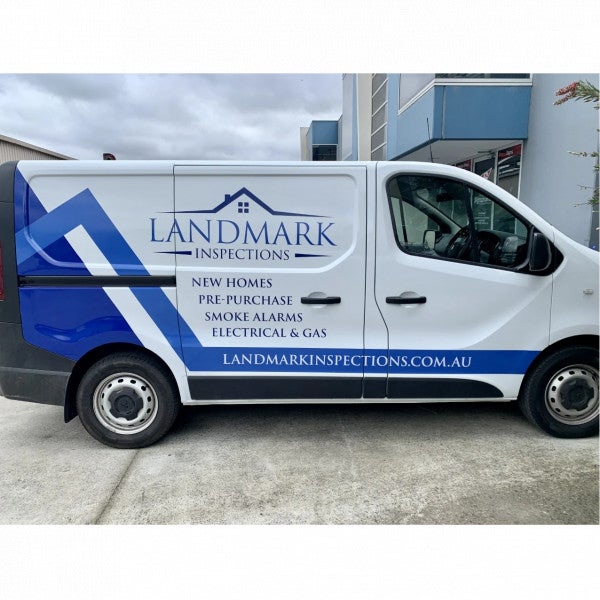 Van Signage - Landmark Inspections.