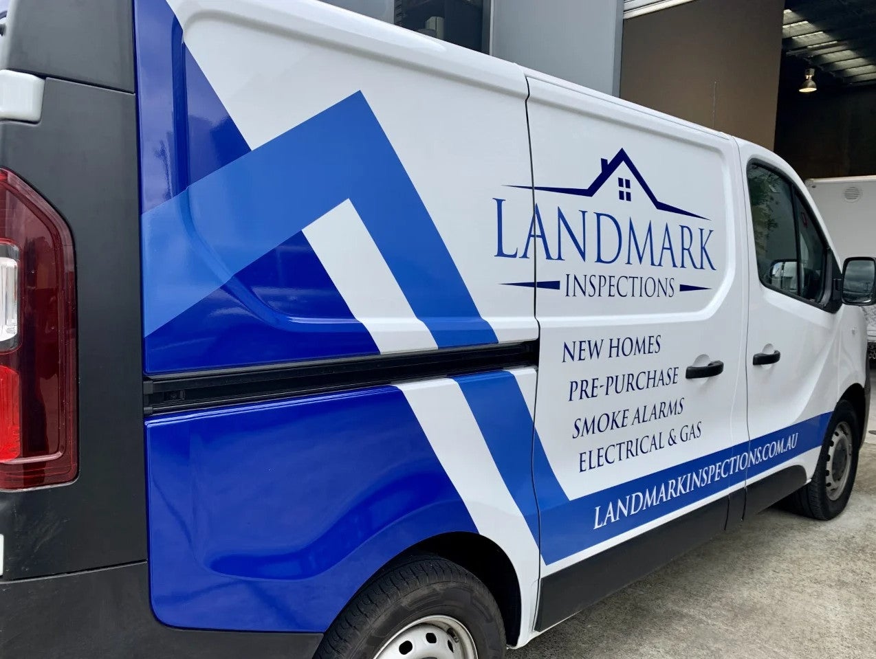 Van Signage - Landmark Inspections.