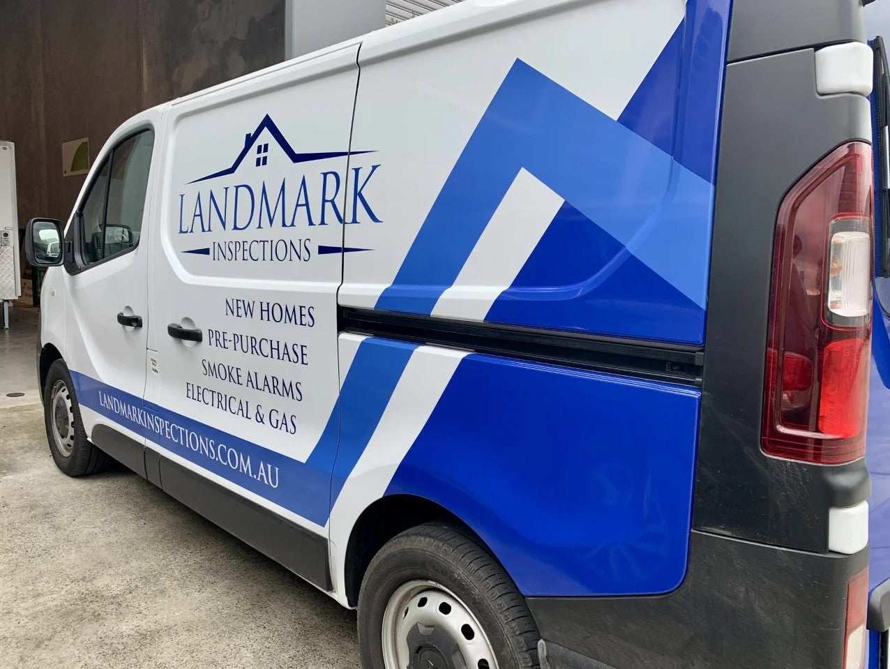 Van Signage - Landmark Inspections.