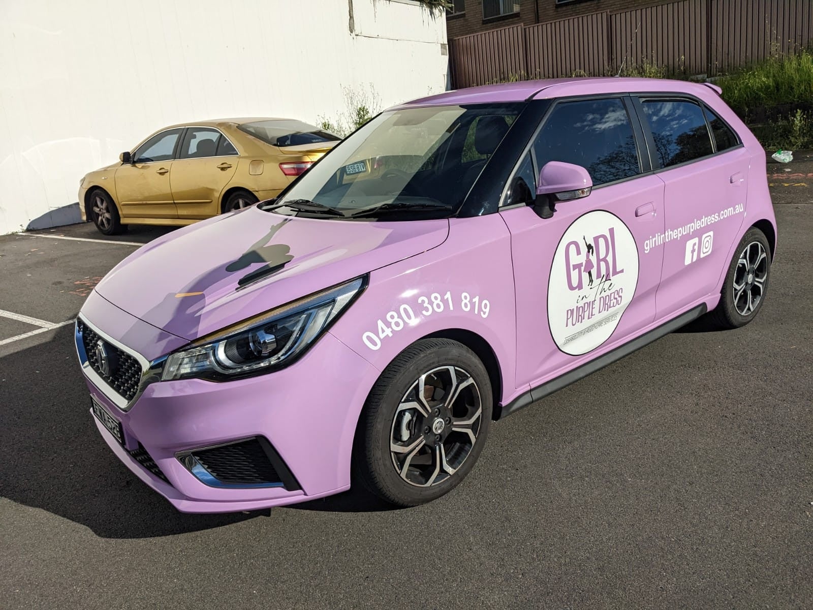Girl in the Purple Dress - Car Wrap