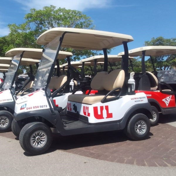 Branded golf cart 5