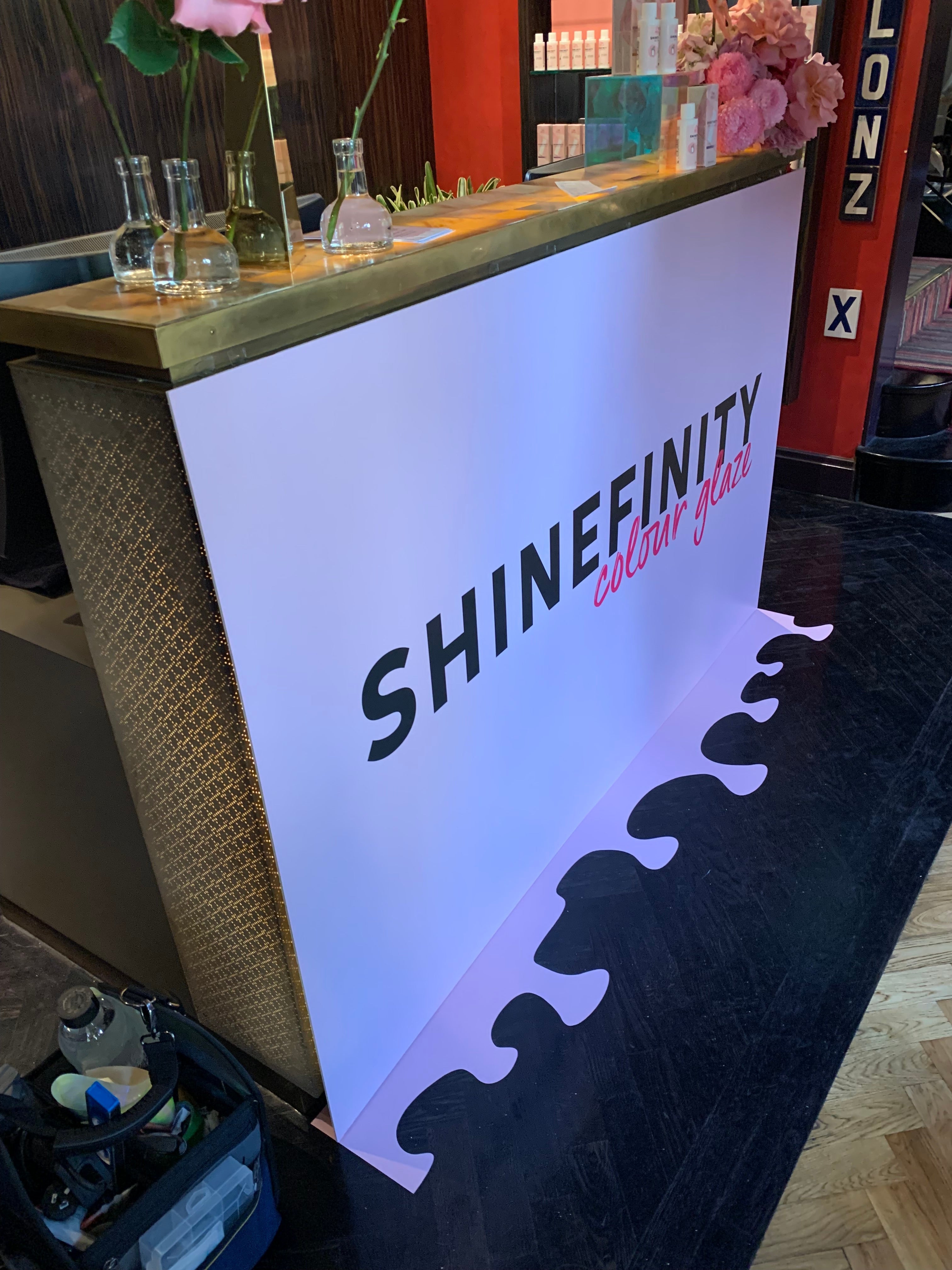 Wella Shinefinity - Exhibition various signage