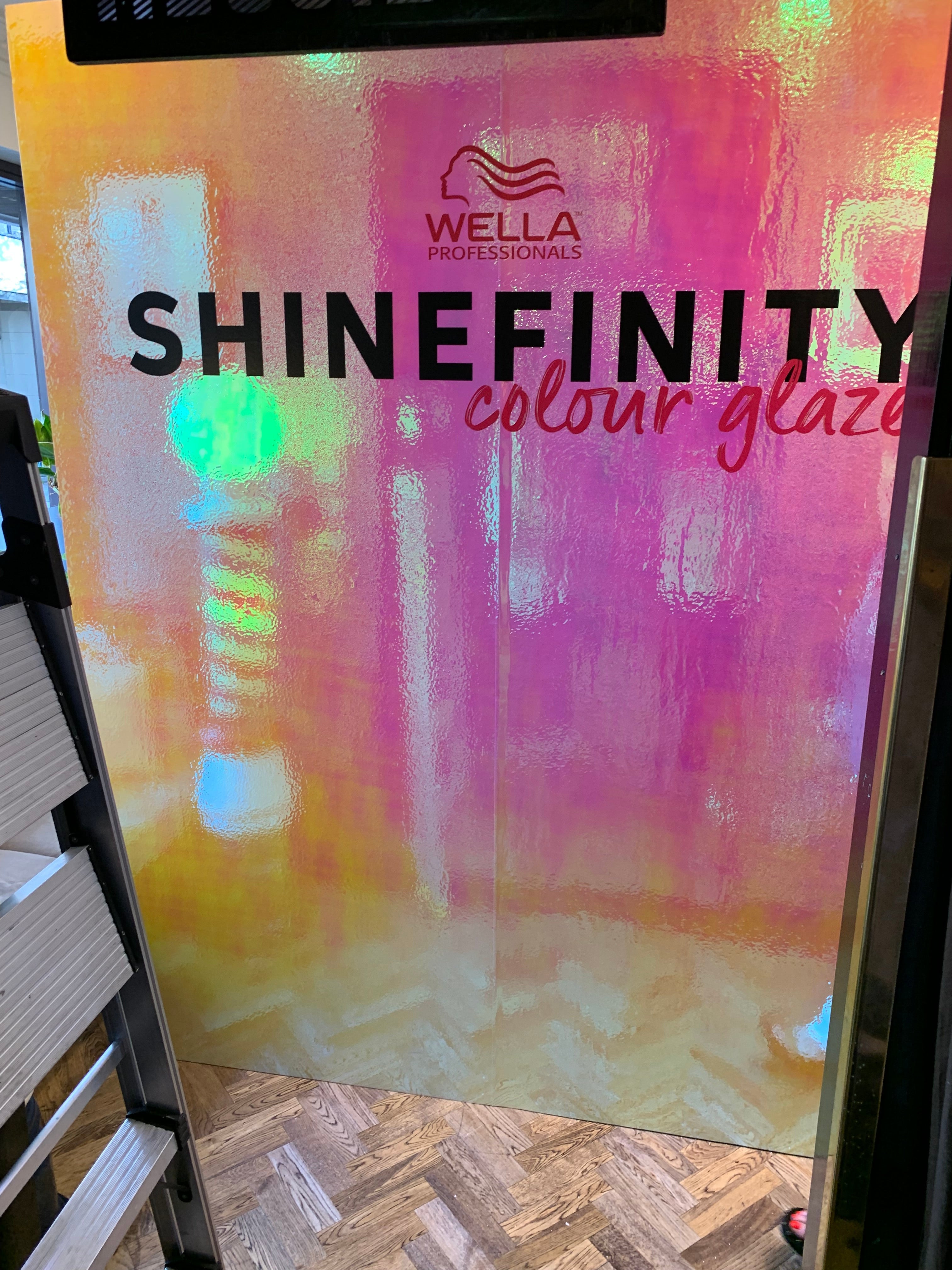 Wella Shinefinity - Exhibition various signage