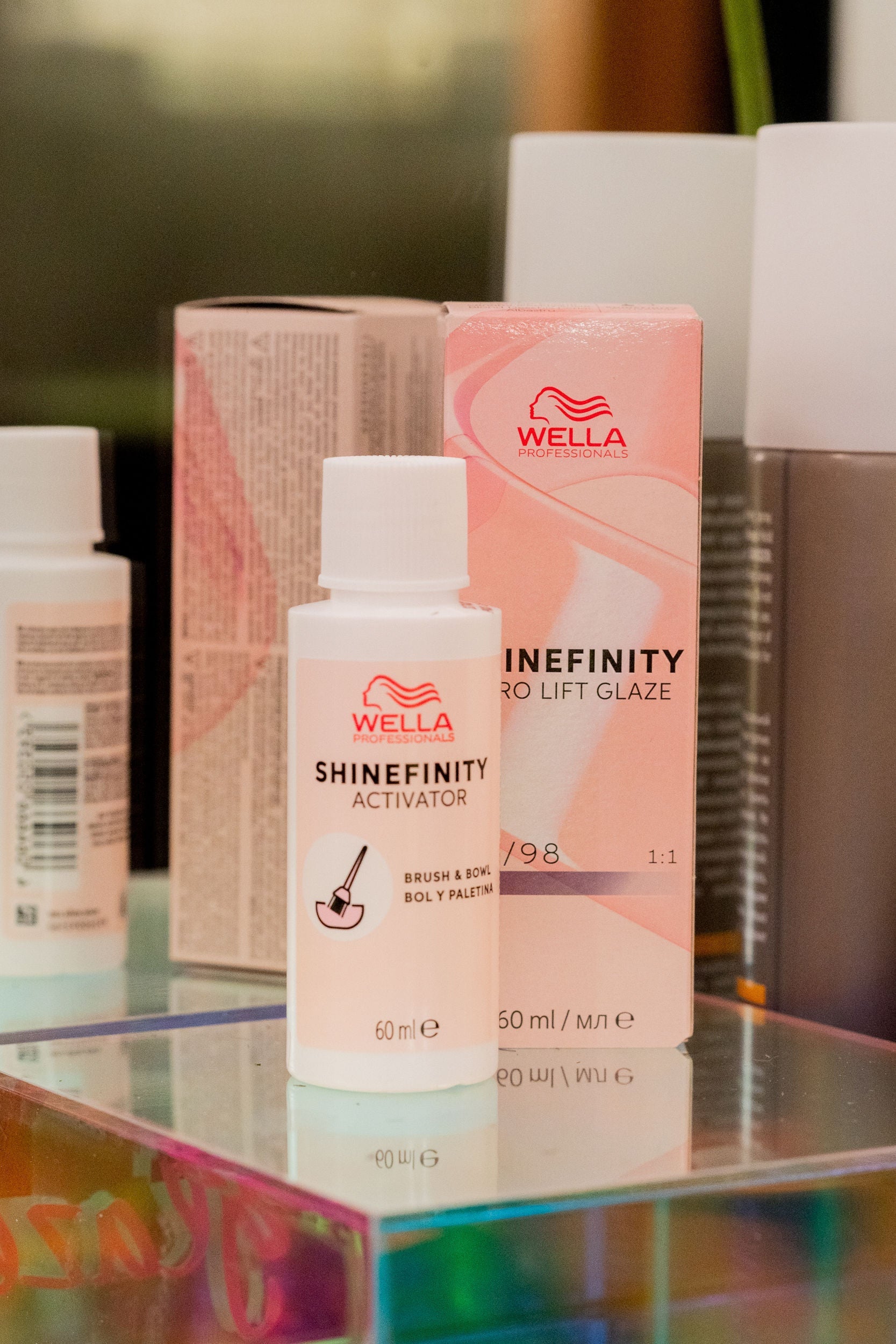 Wella Shinefinity - Exhibition various signage