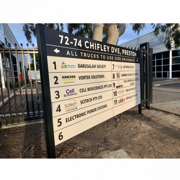 Front Pylon Signage - Select Strata Communities - Preston.
