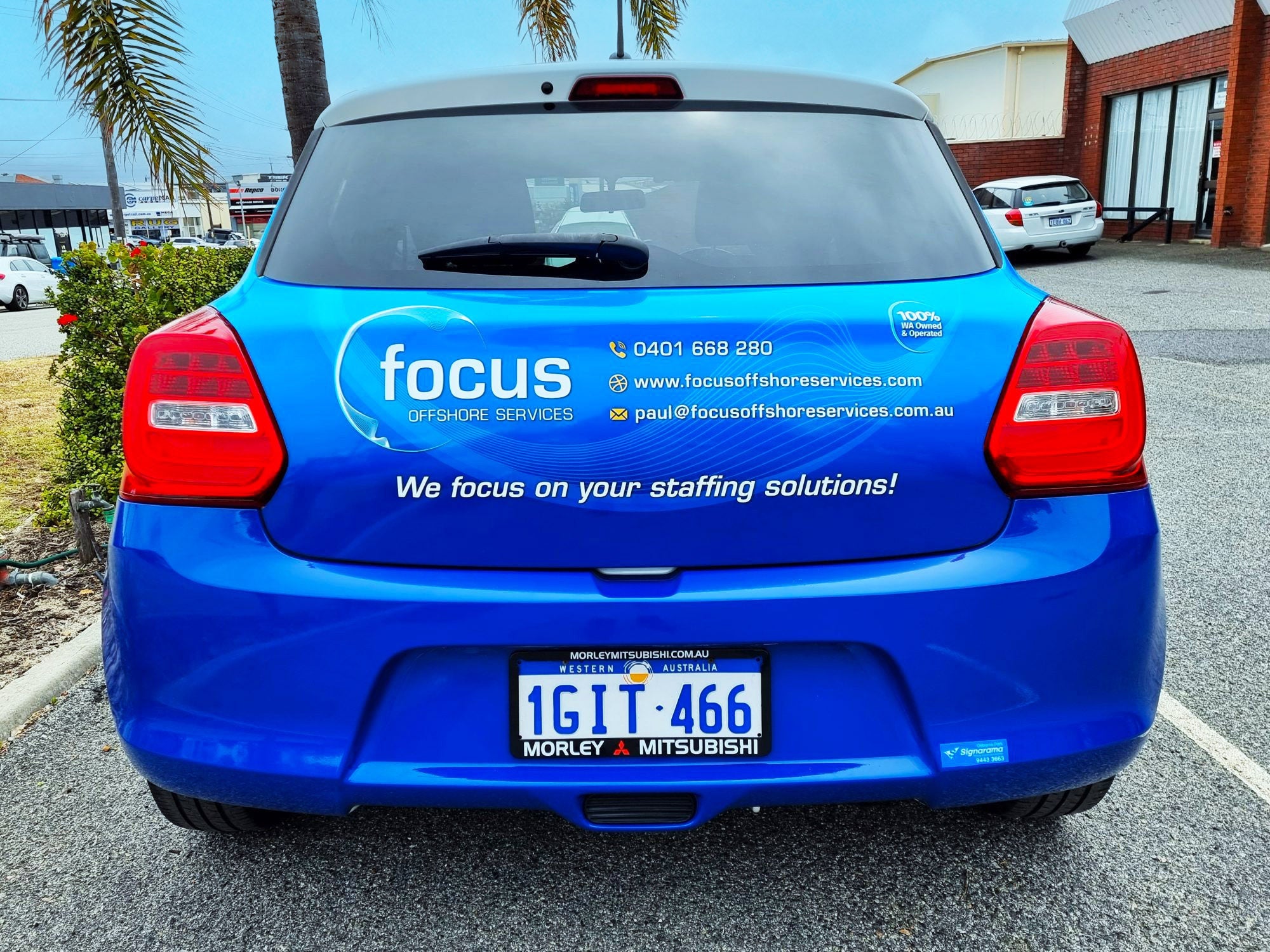 Focus Offshore Vehicle Wrap