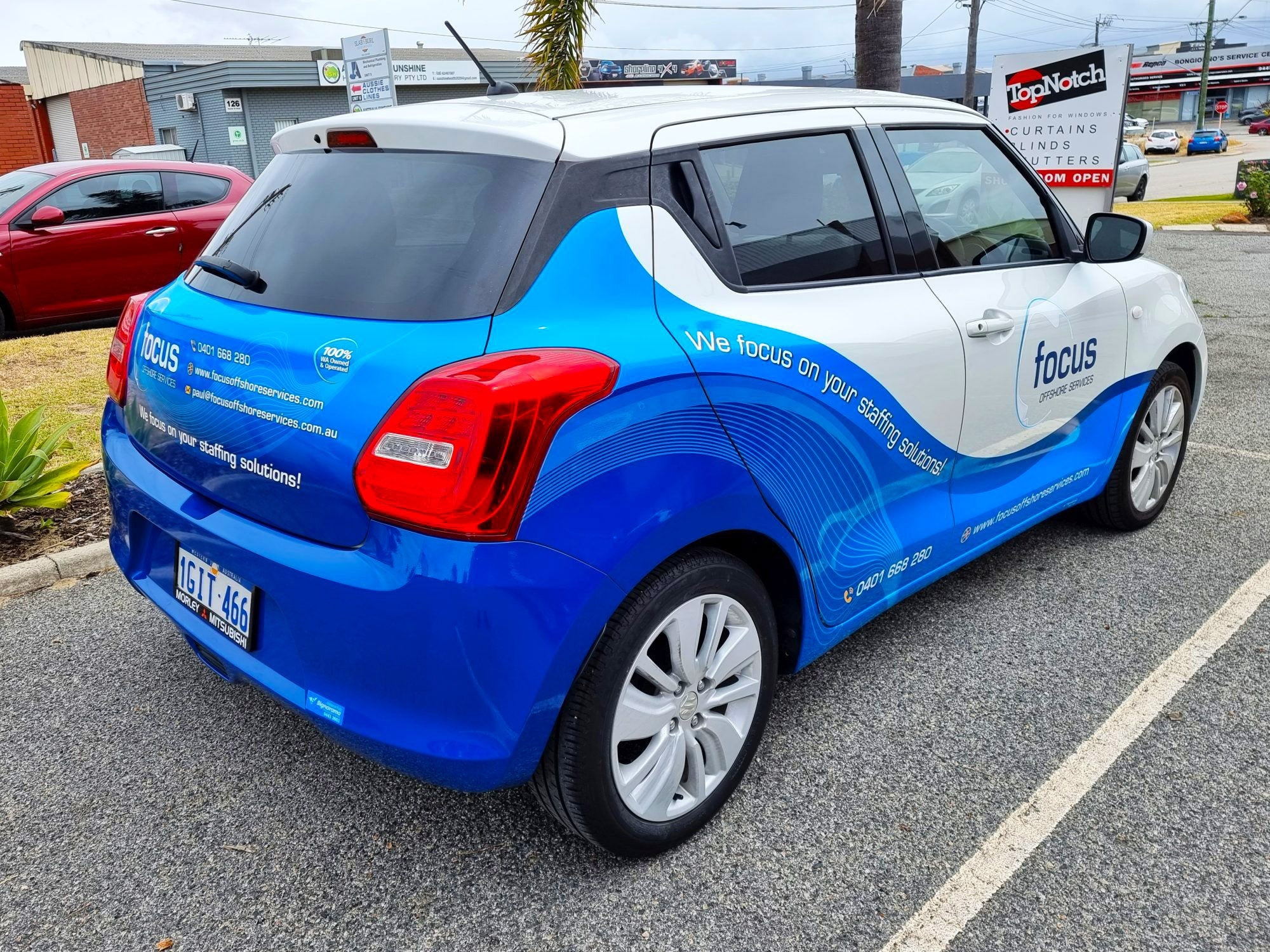 Focus Offshore Vehicle Wrap