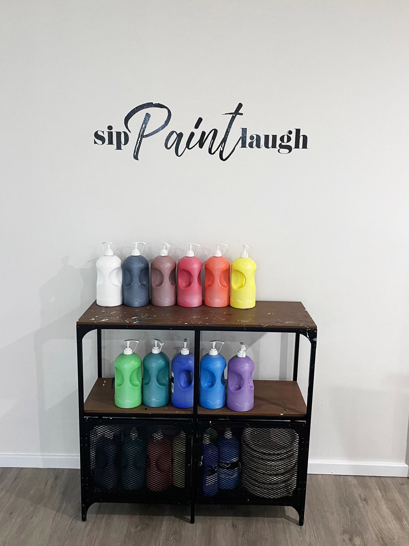 Lightbox, wall and window graphics for Pinot & Picasso's new store!