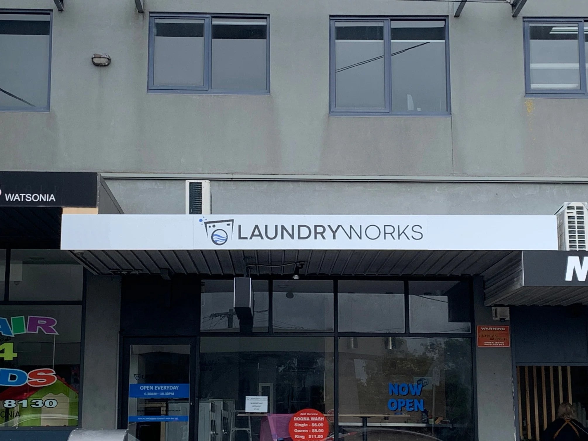 Shop Signage - Laundryworks - Watsonia