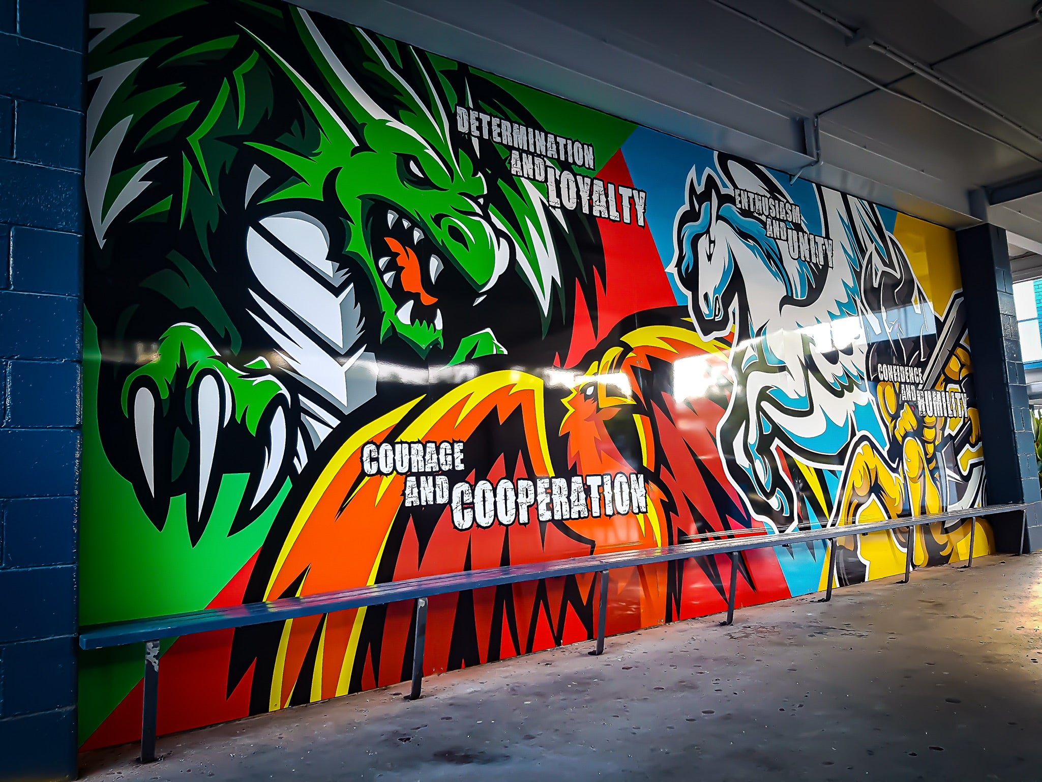 Wall graphic example 3