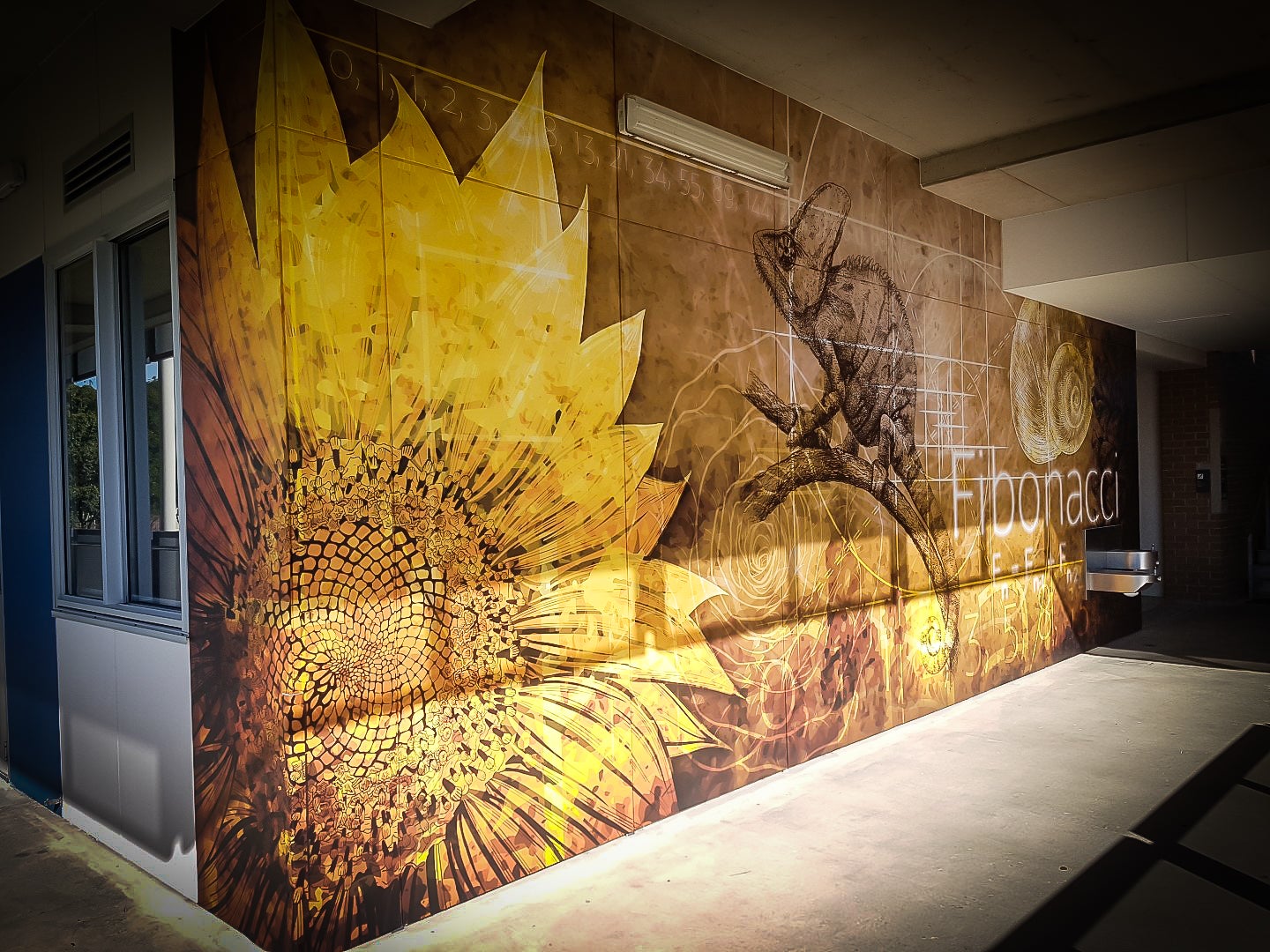 Fibonacci Wall – wall graphics