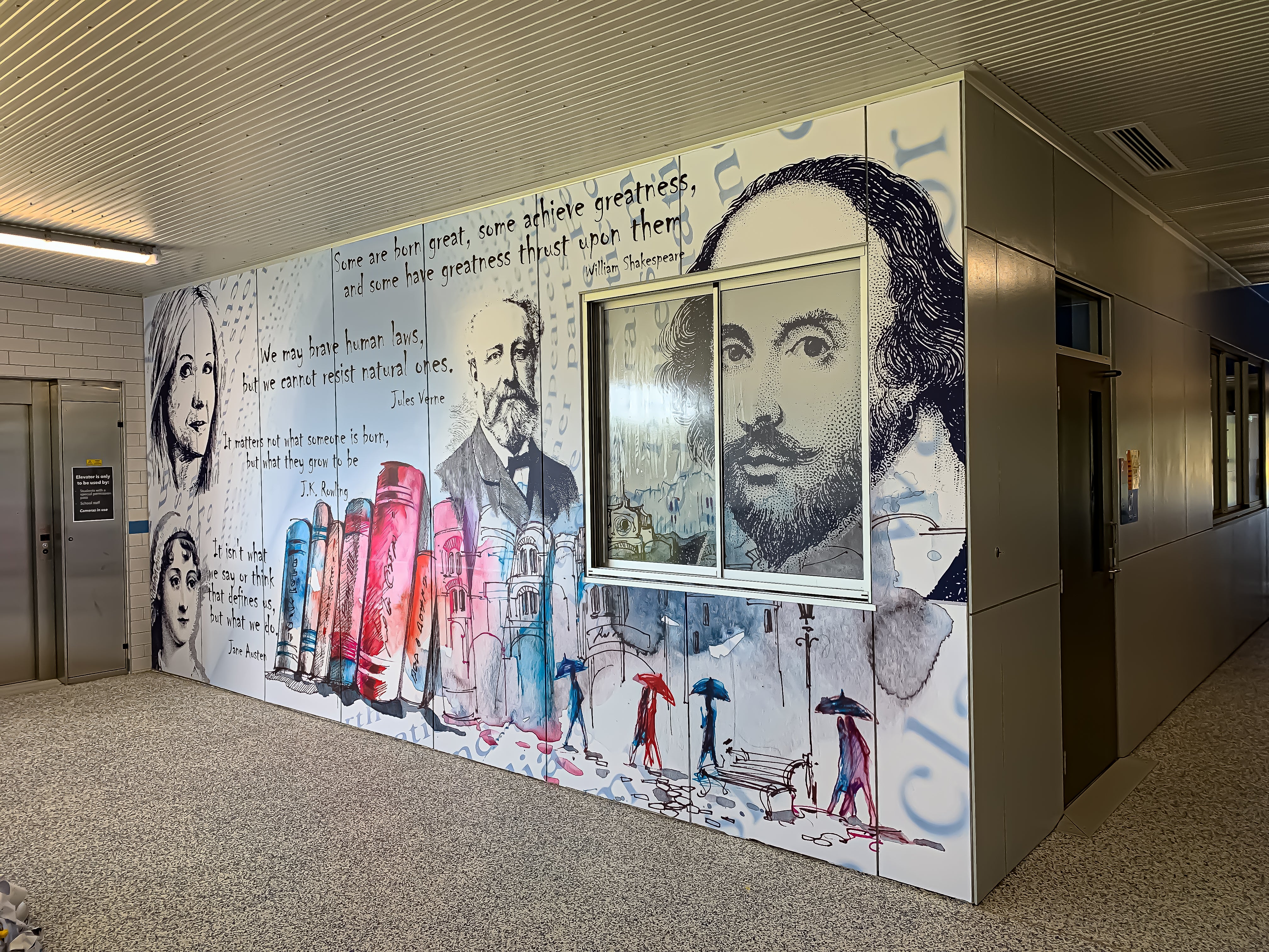 Wall graphic example 14