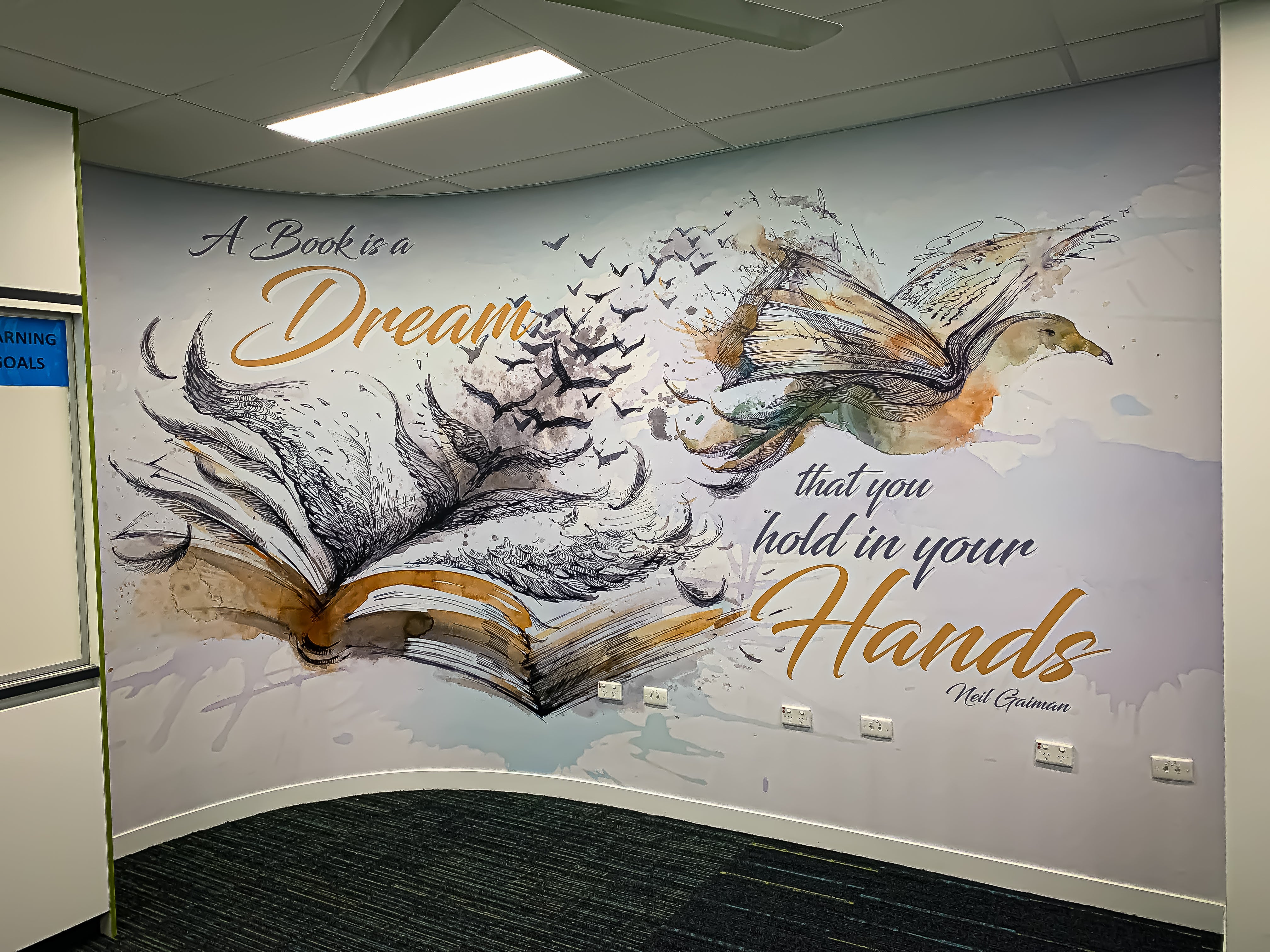 Wall graphic example 17
