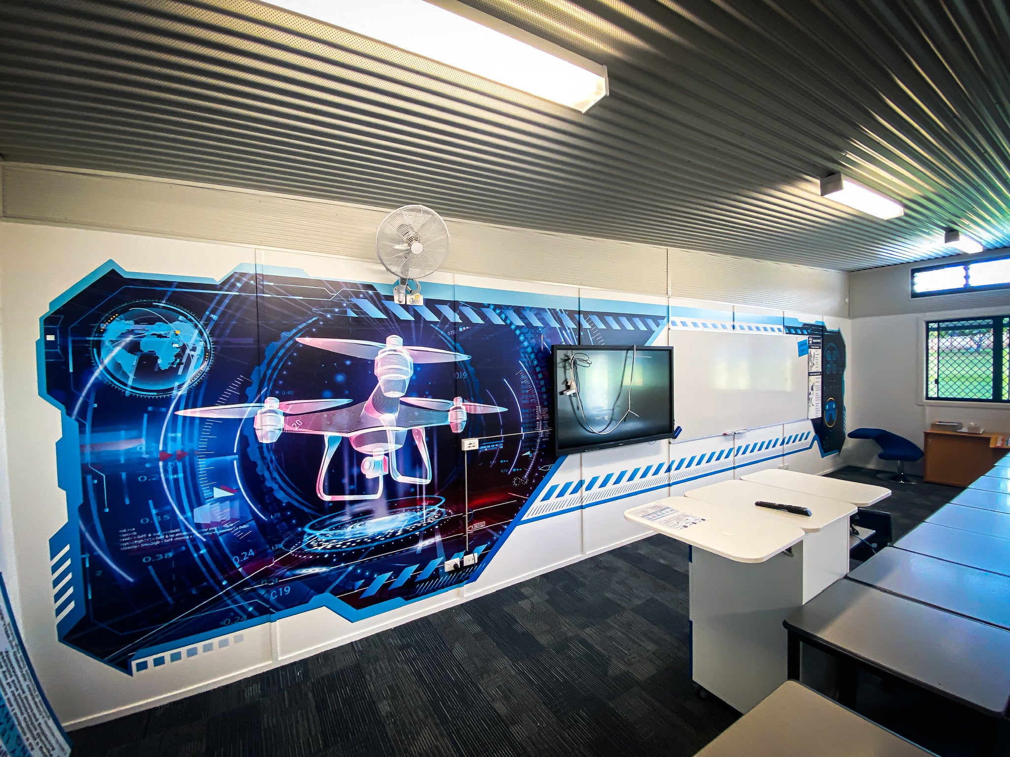 Wall graphic example 11
