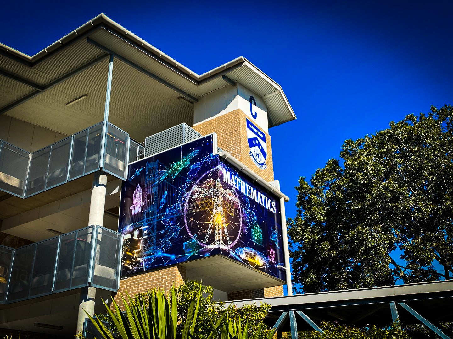 Mathematics Building – wall graphics