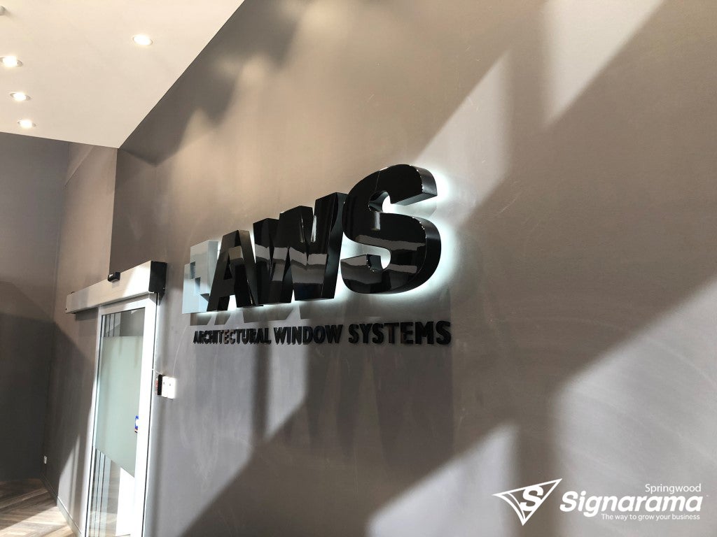 AWS – illuminated signage