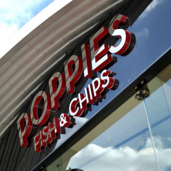 Poppies 3D Illuminated Signage Letters