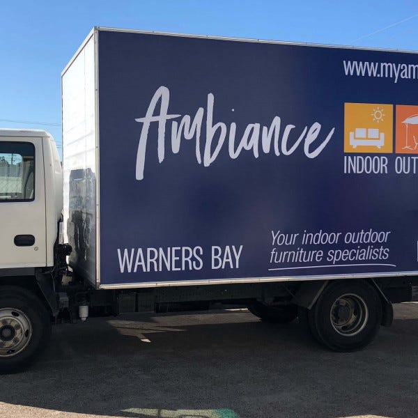 Truck Graphic for furniture moving box truck