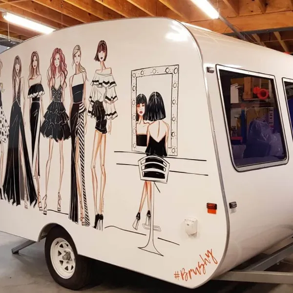 Vehicle Signage | Signarama | Portable Hairdressing Business Graphic