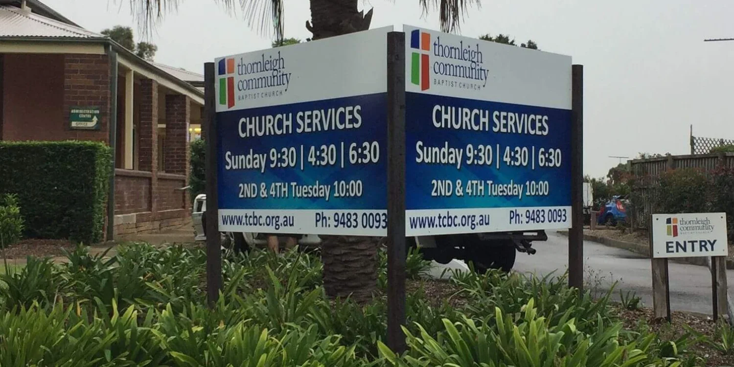 Metal Panel and Post Signs