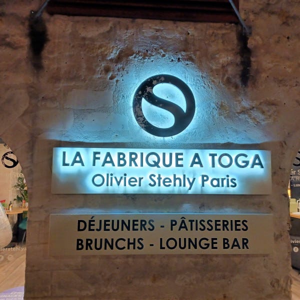 Enseigne lettres découpées rétroéclairées - Olivier Stehly