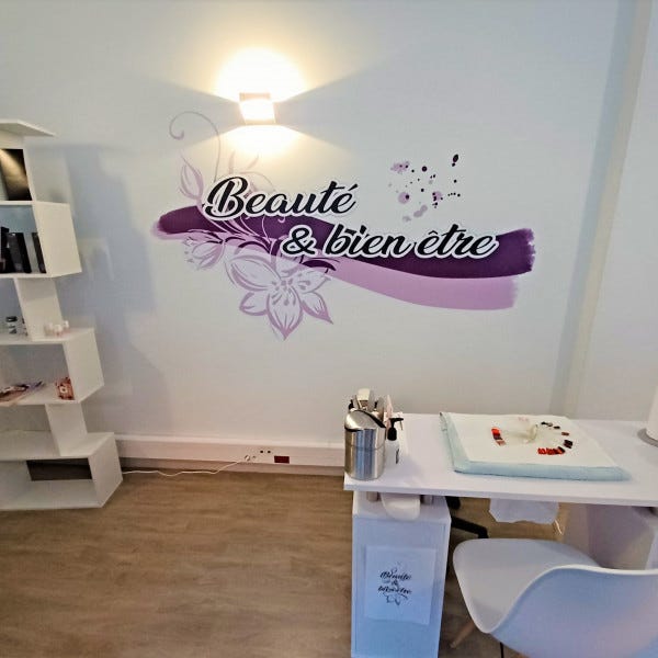 Sticker-vitrophanie - Décoration intérieure - Beauté&Bien-être