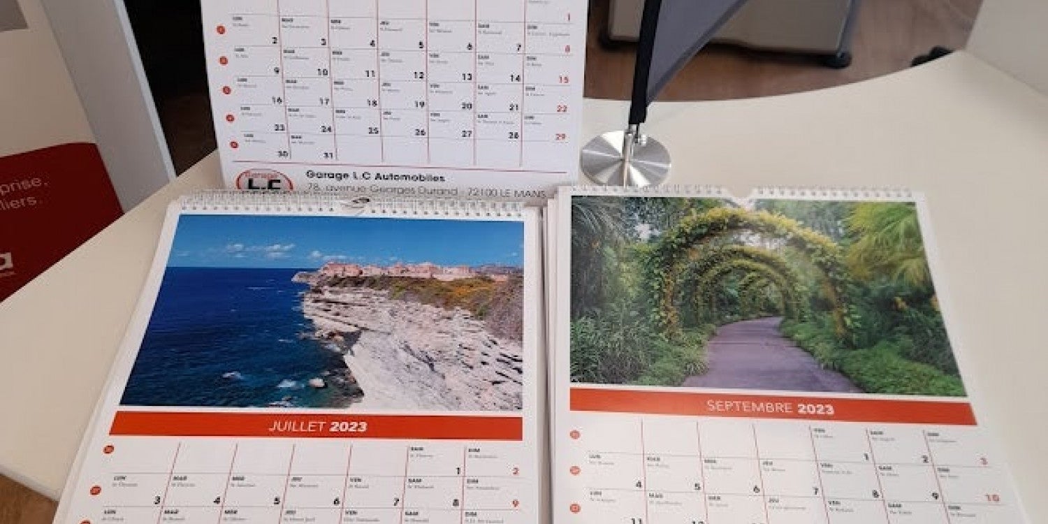 Calendriers personnalisés