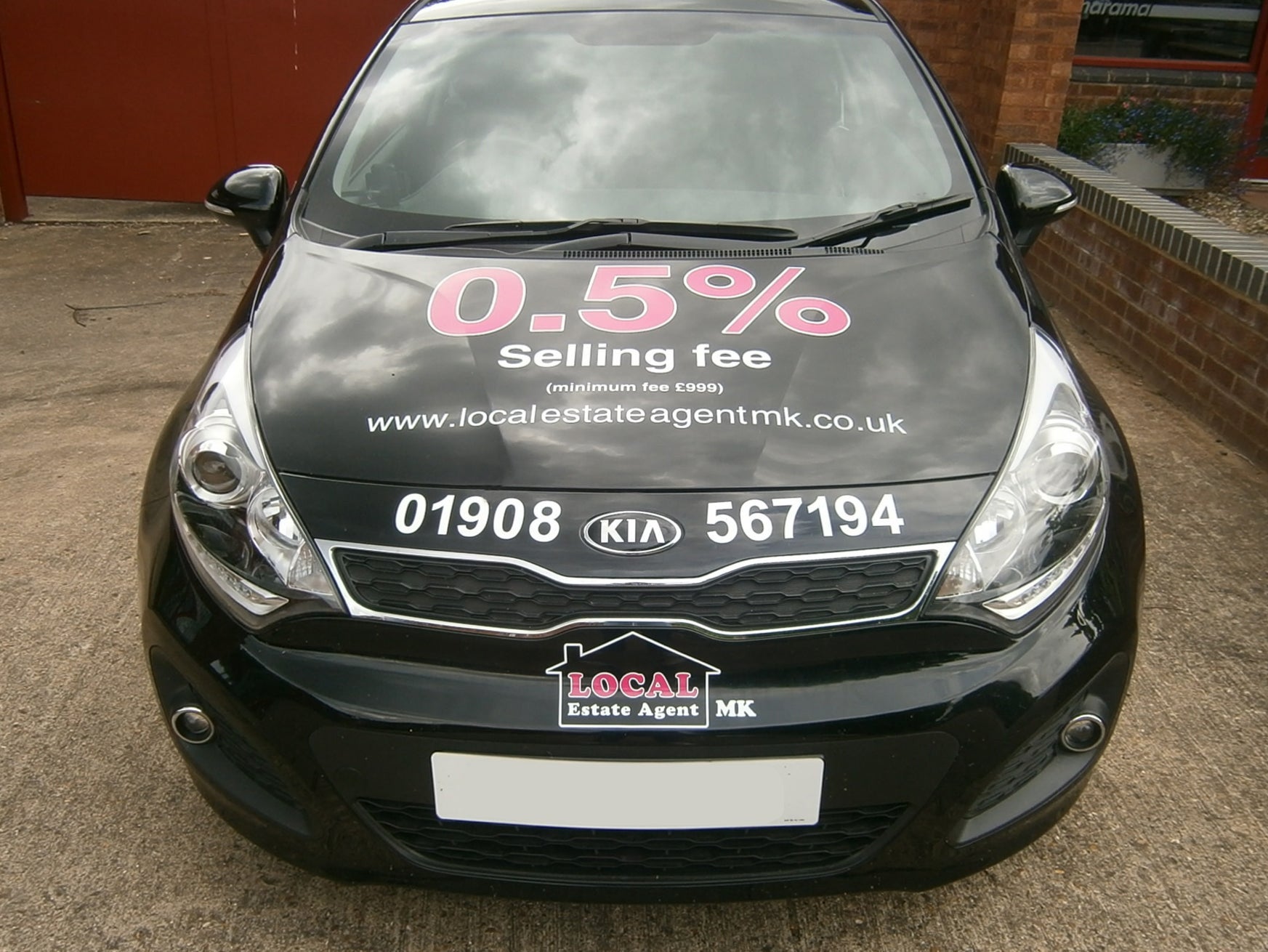 Local Estate Agent Car Signage