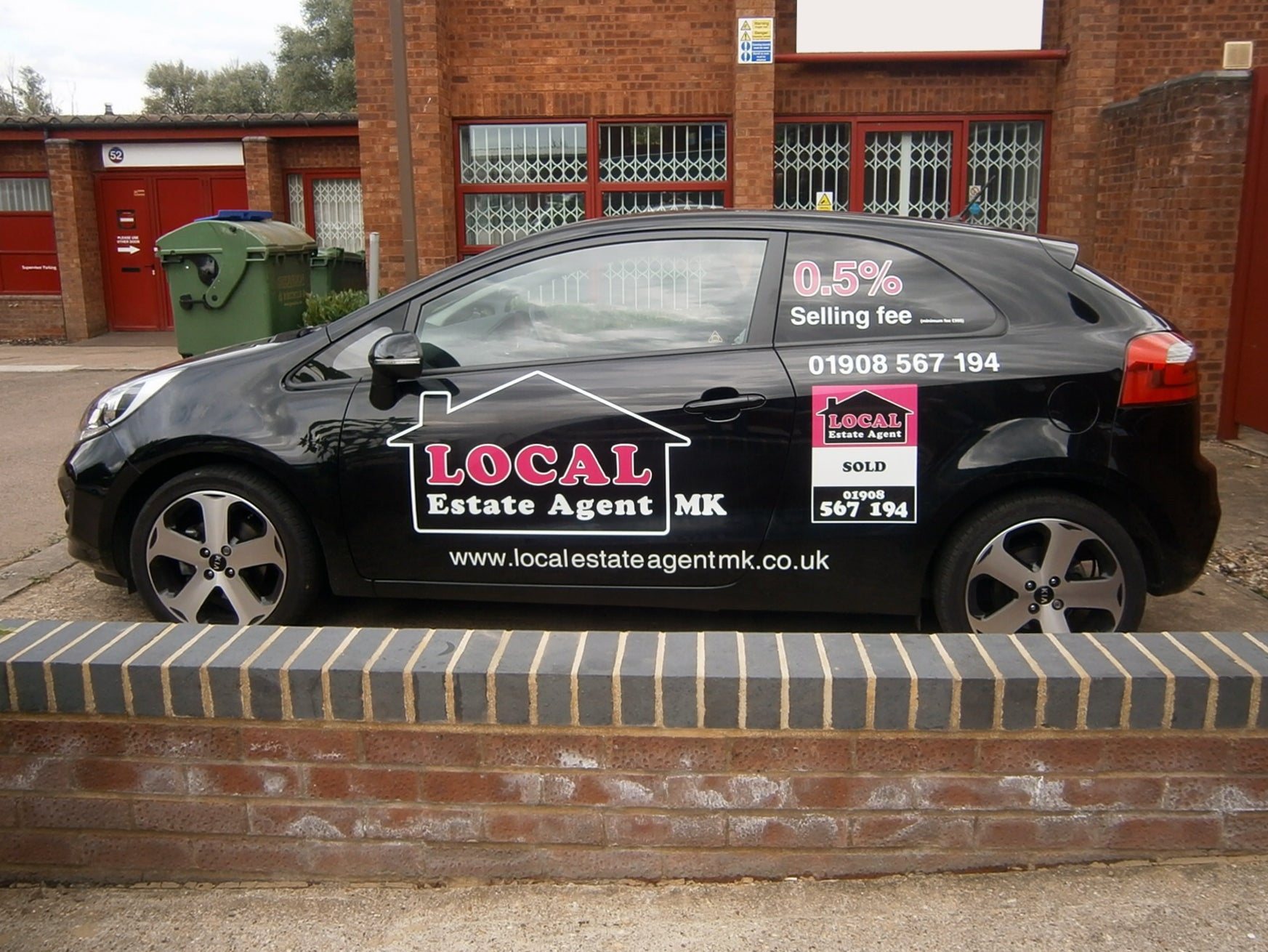 Local Estate Agent Car Signage