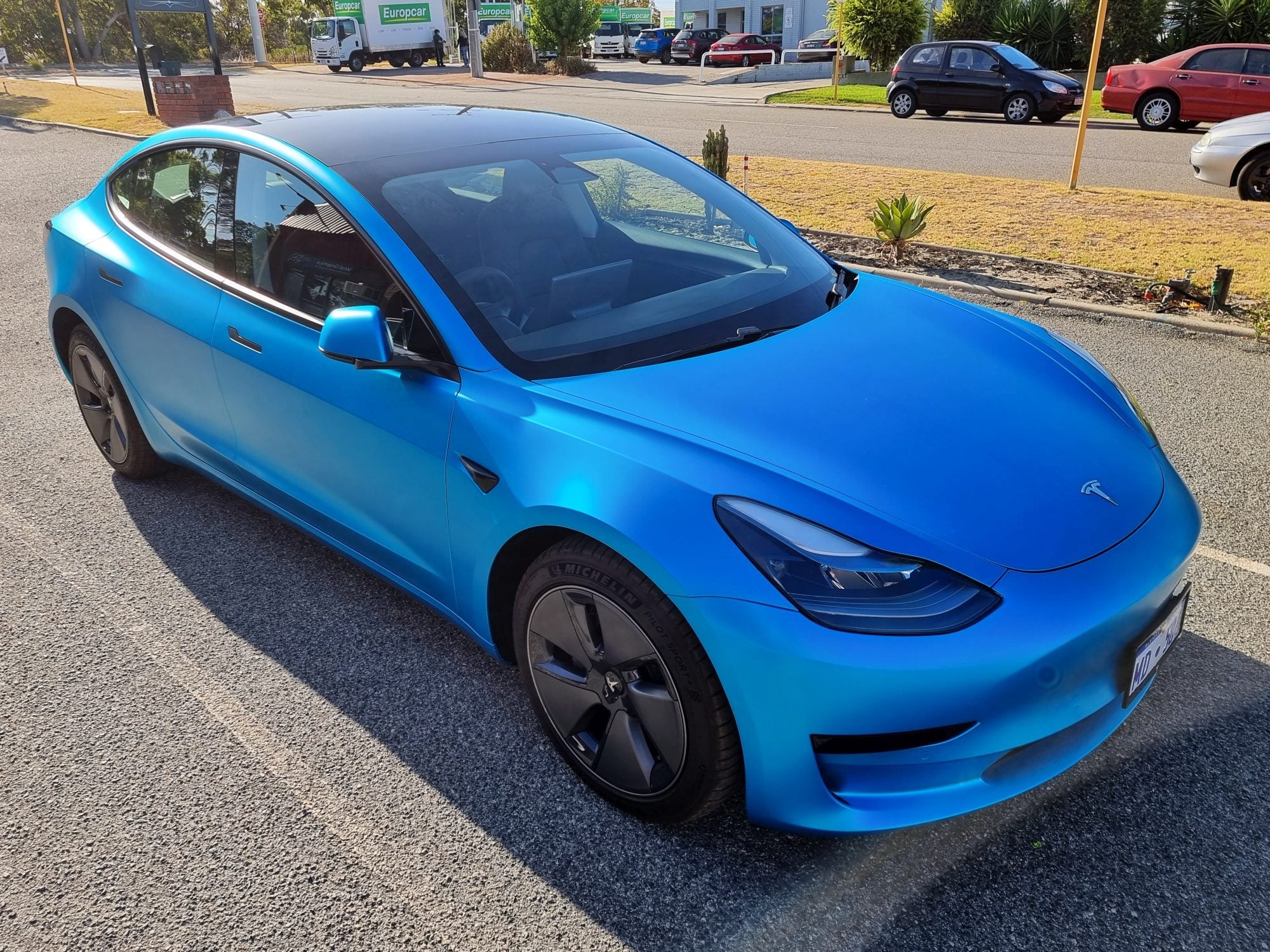 Tesla Colour Change Wrap