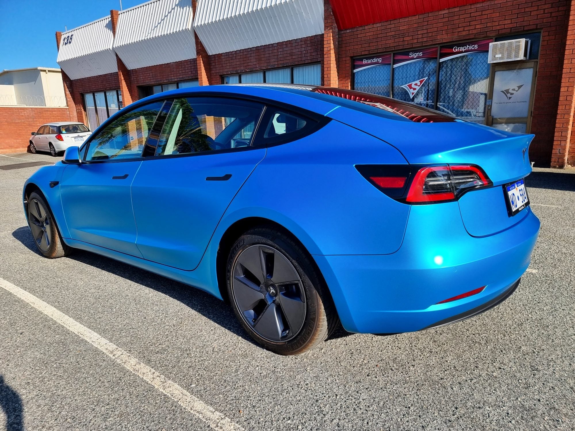 Tesla Colour Change Wrap