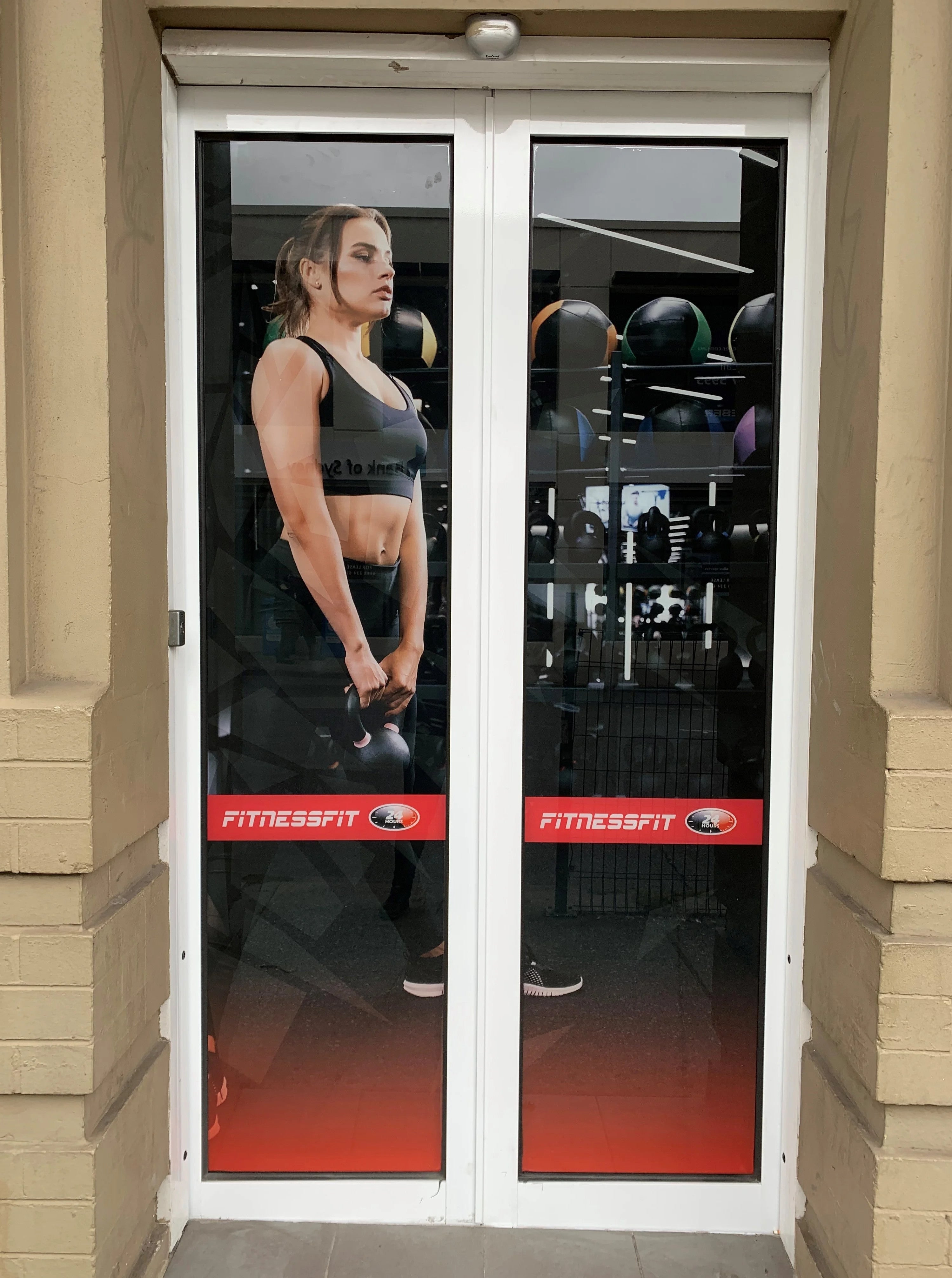 Window Graphics - Fitness Fit - Northcote.