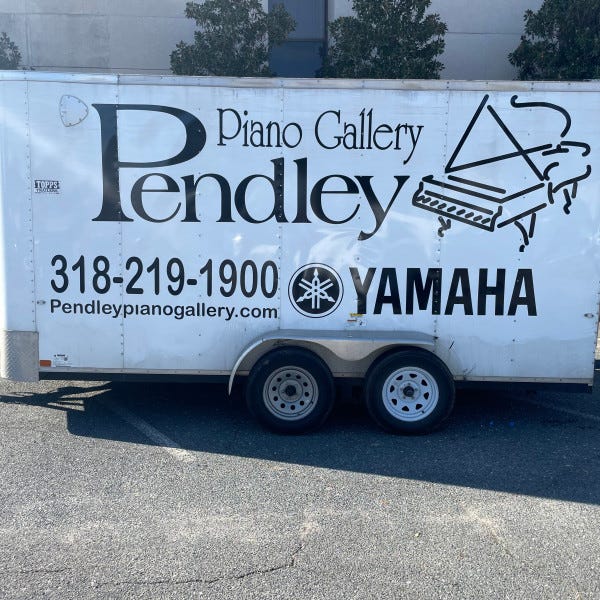 Trailer Graphics & Lettering (Pendley Piano Gallery 1)