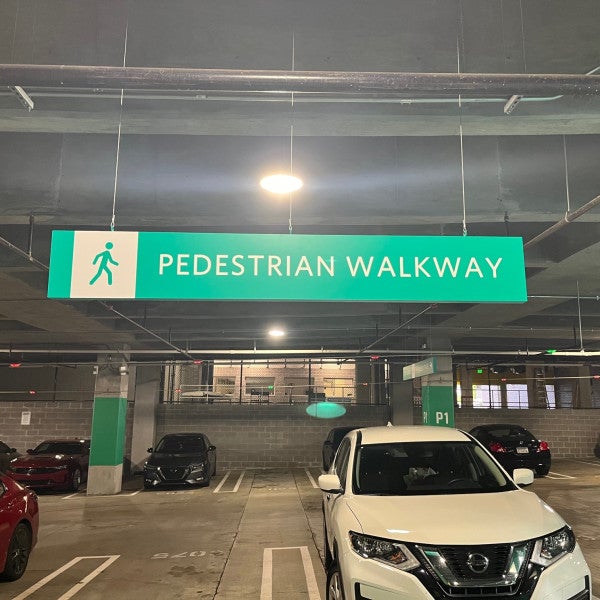 Parking Deck Sign - Roswell GA