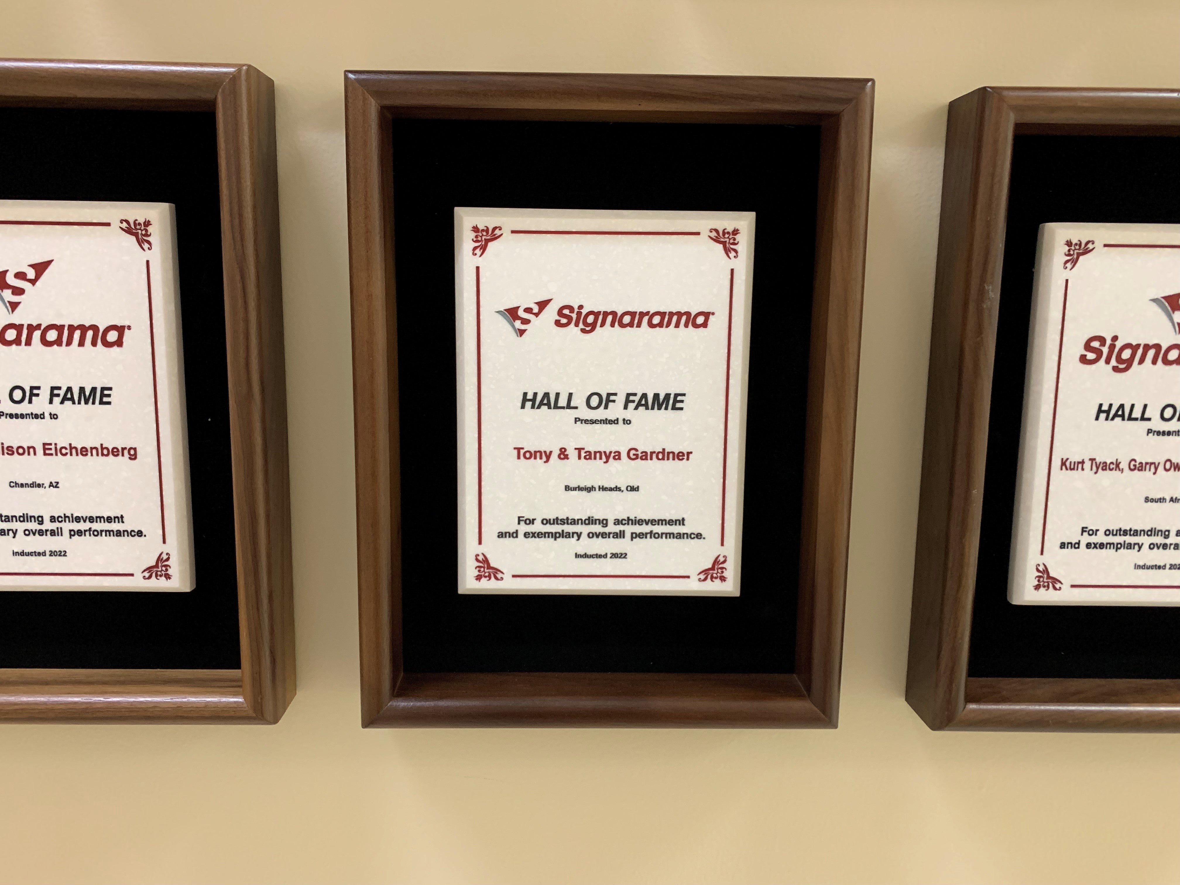 Hall of Fame - Signarama