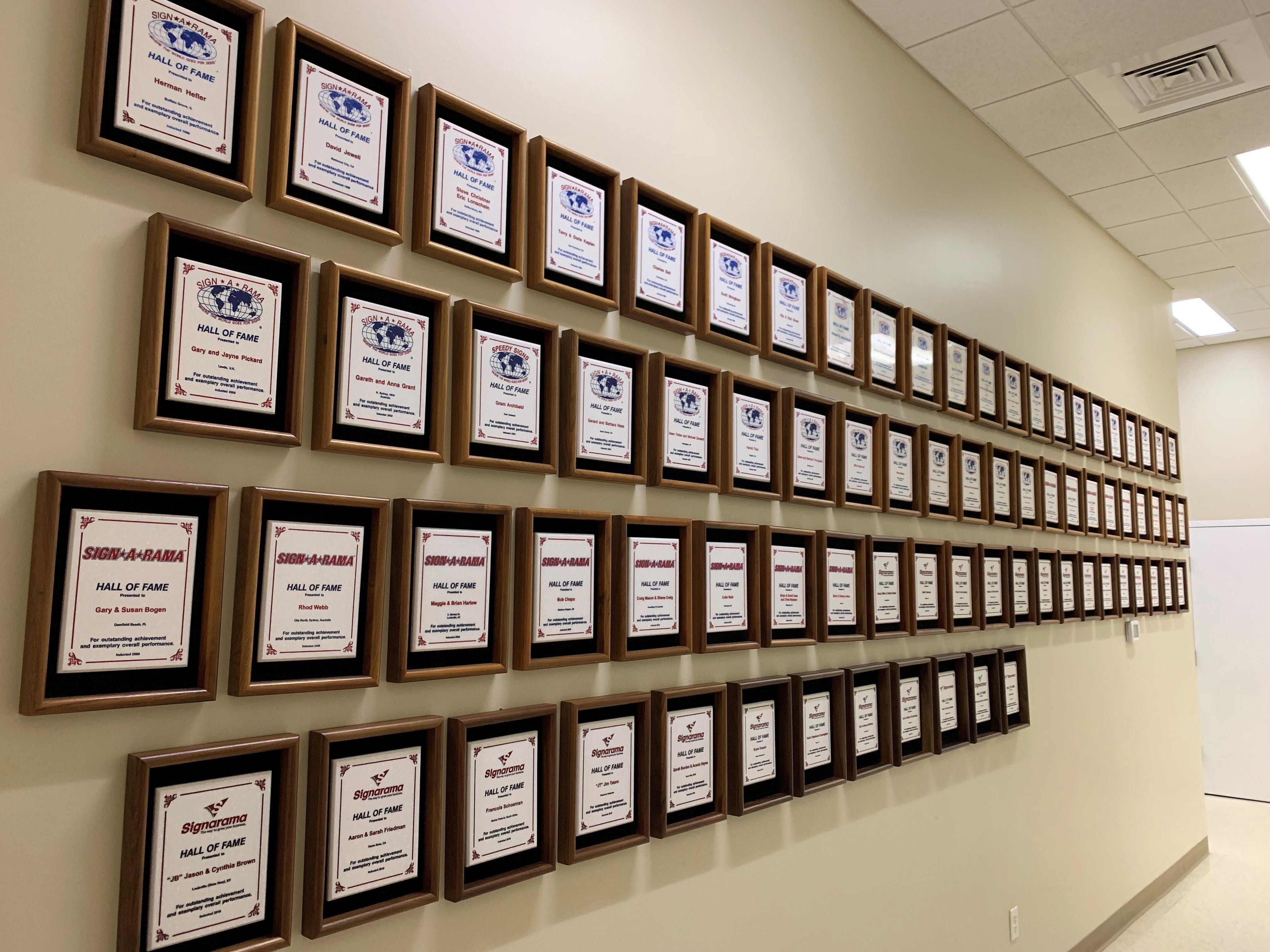 Hall of Fame - Signarama