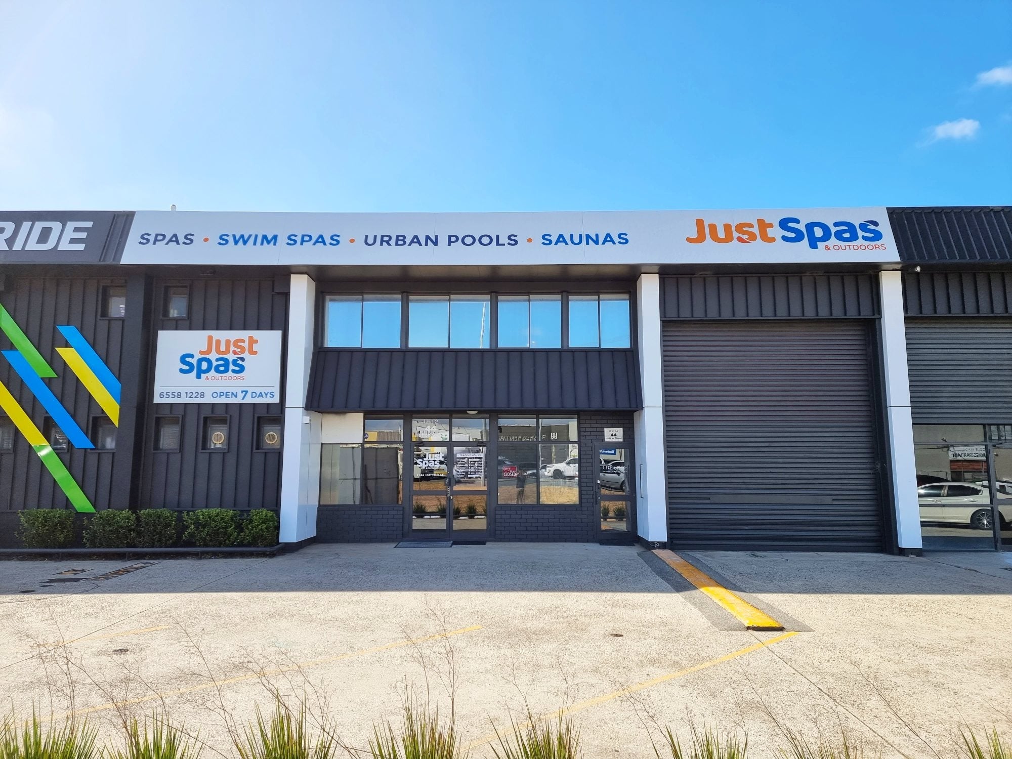 Just Spas Osborne Park Signage