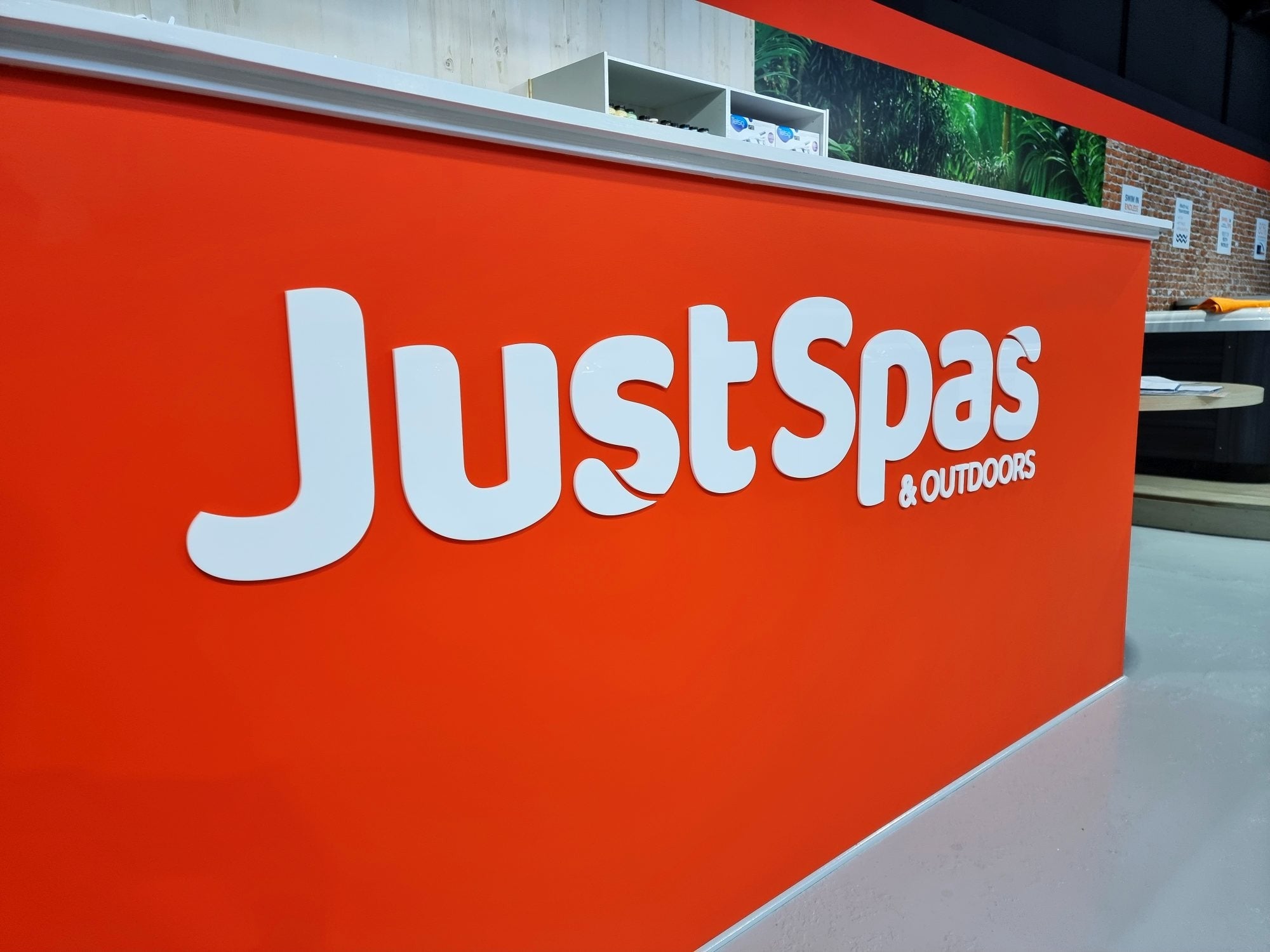 Just Spas Osborne Park Signage