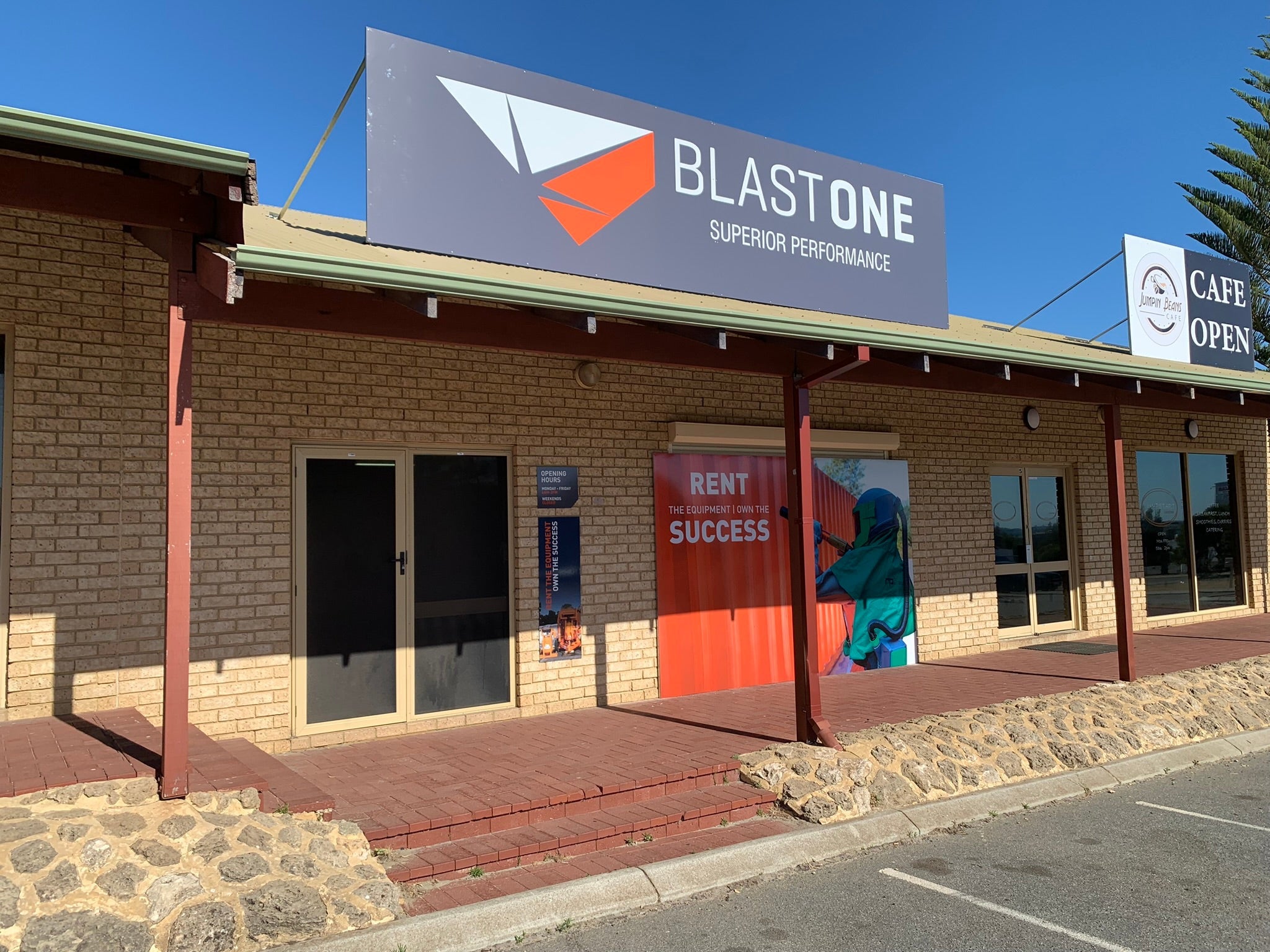 Blastone New Building Signage