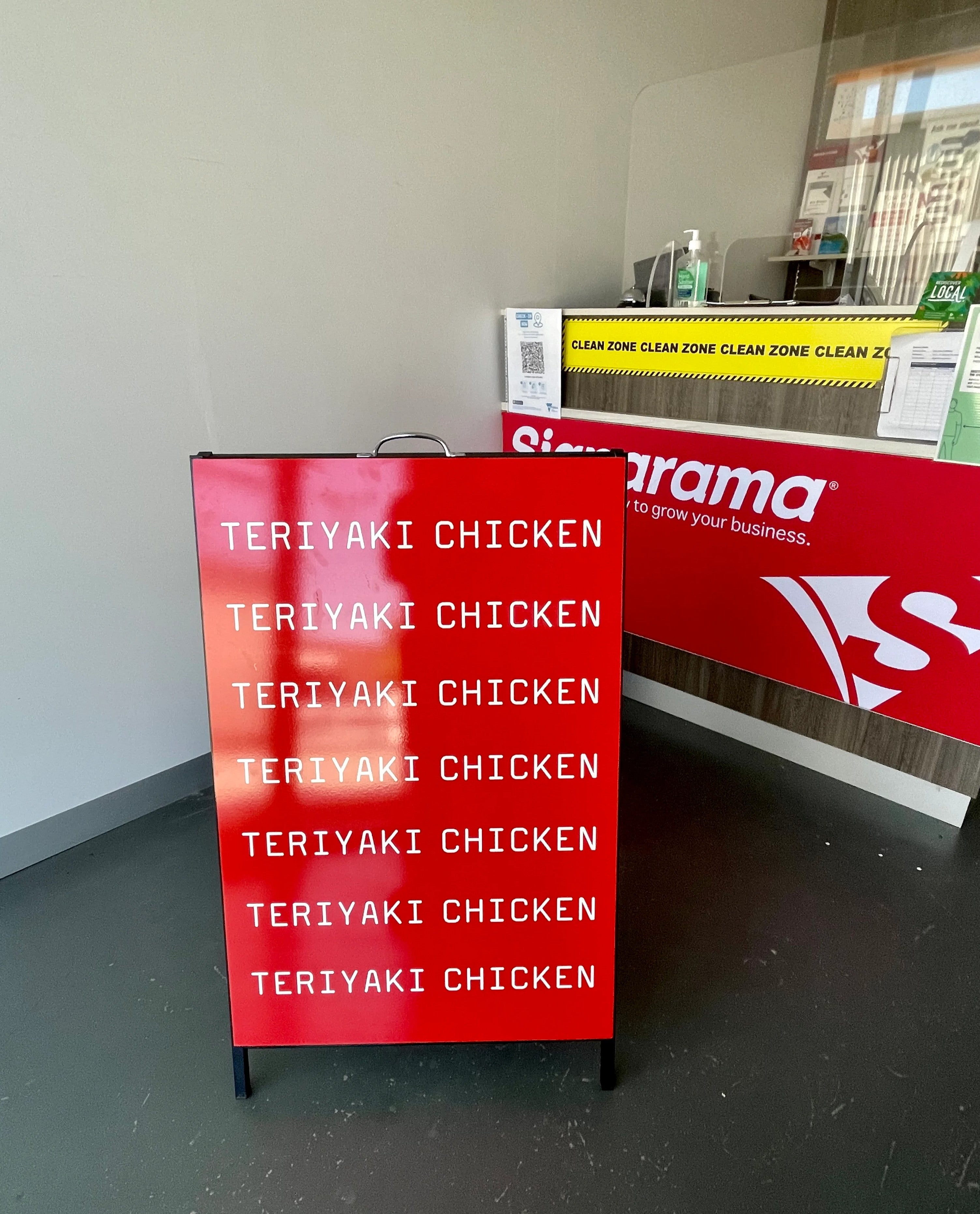 A-Frame Signs - Kimu Korean Japanese Eatery