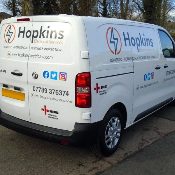 Hopkins Electrical Vehicle Graphics